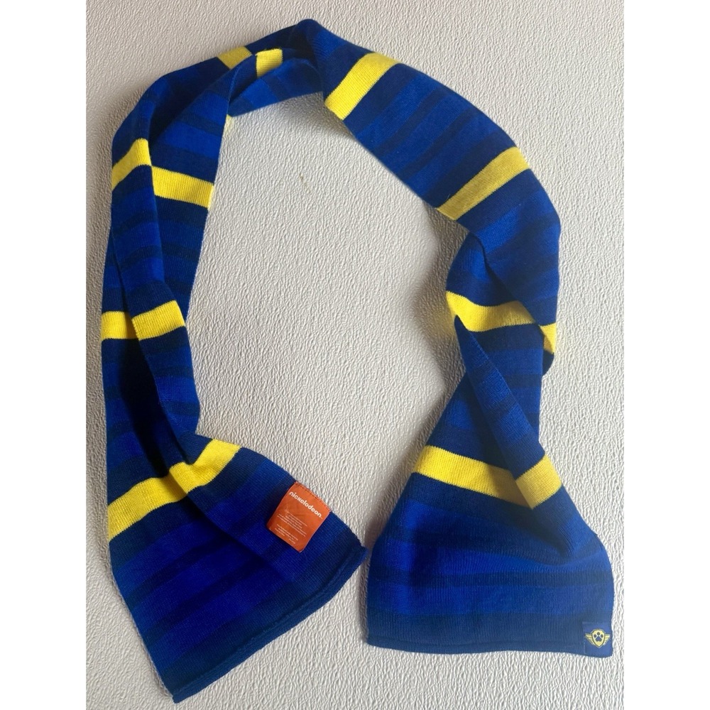 Youth nickelodeon paw patrol blue and yellow scarf